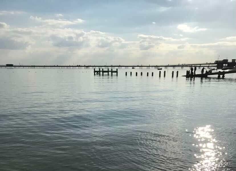 The sea at Southend