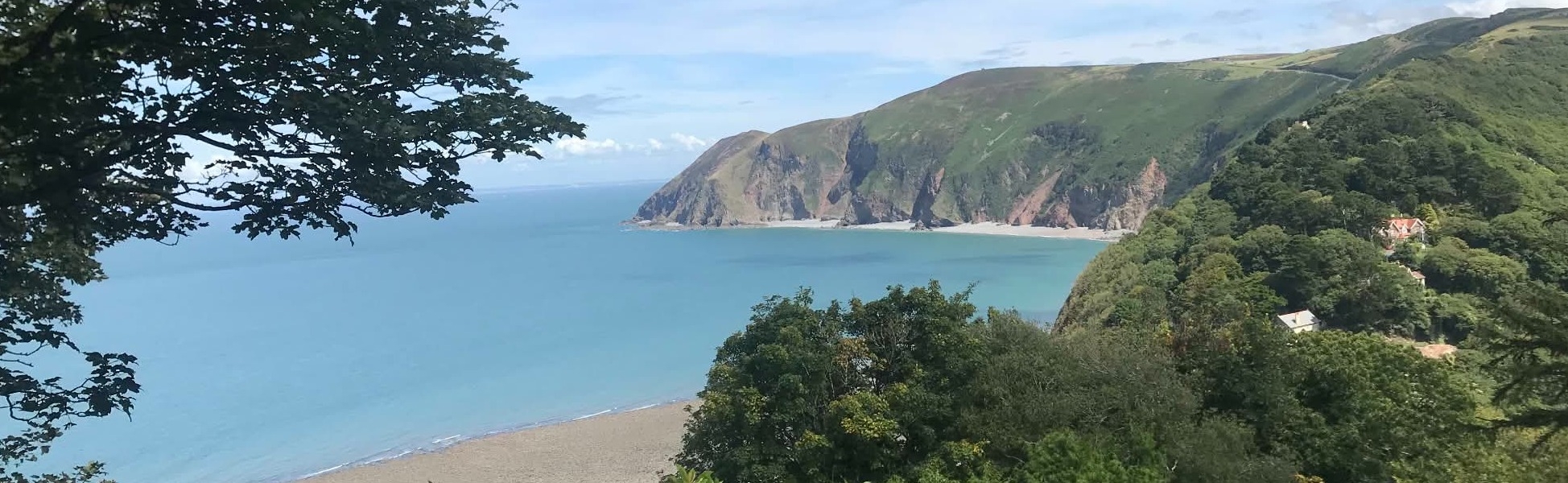 View over the sea at Lynton
