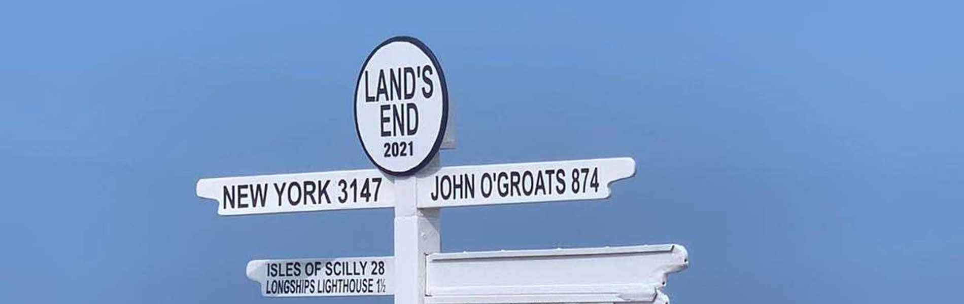 Land's End sign