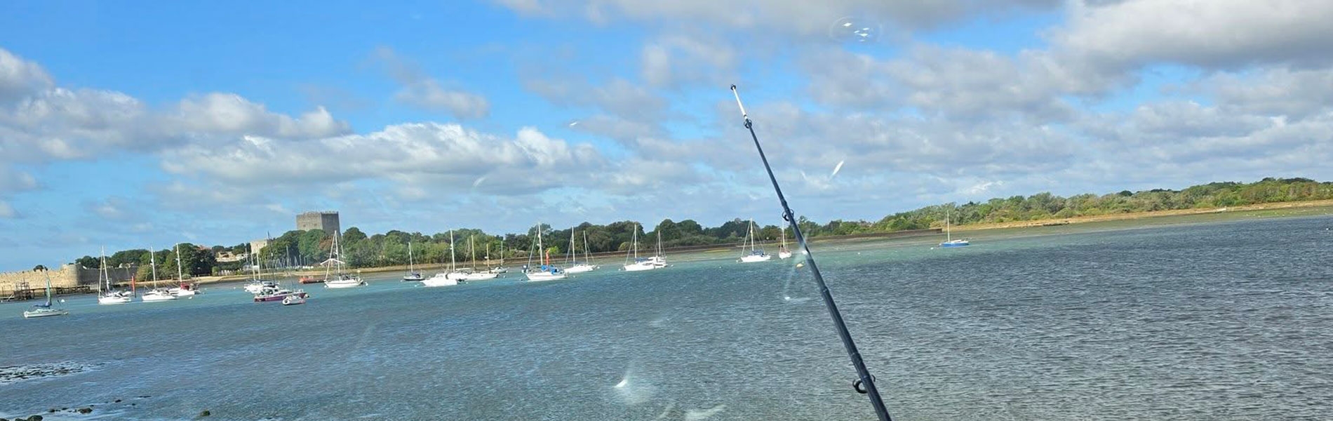 Fishing rod at Port Solent