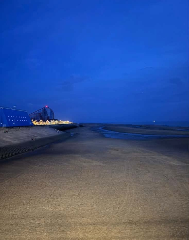 Blackpool beach