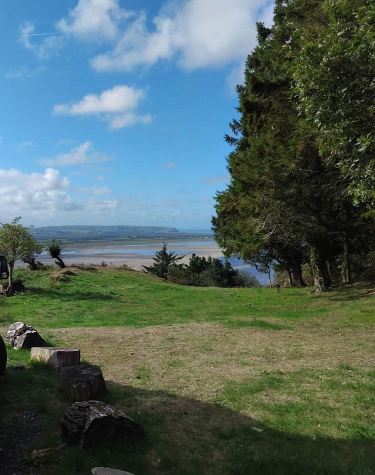 View of Dyfi Estuary in Wales